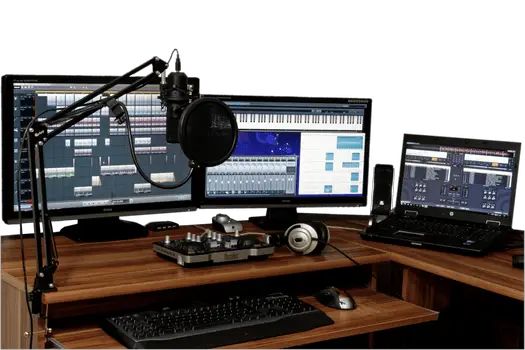 audio recording setup